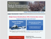 Tablet Screenshot of alisonjohnsonmcs.com